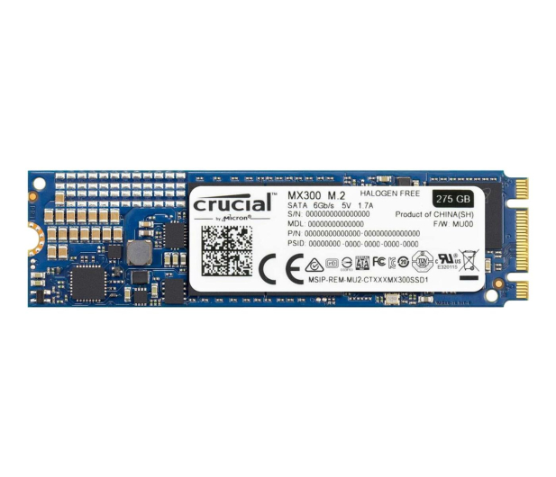 Crucial 275GB SATA SSD MX300 M.2 2280 - 316772 - zdjęcie